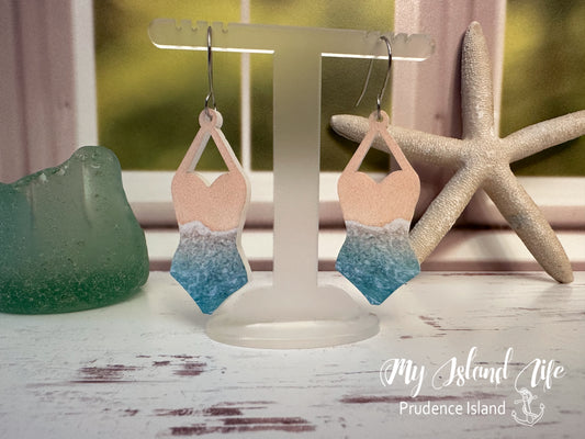 Beach Bathing Suit Earrings