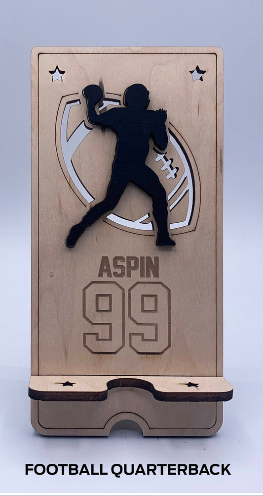 Football Quarterback Cell Phone Stand