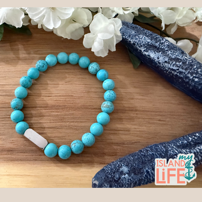 Driftwood Bar Bracelet | Personalized Natural Stone Bracelet
