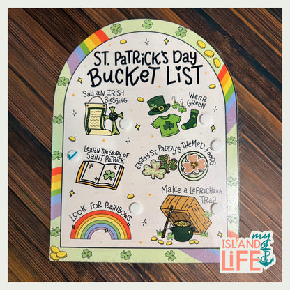St. Patrick’s Day Bucket List Board