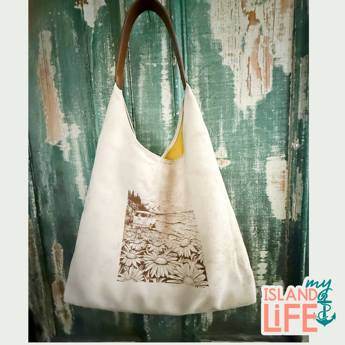 Custom Engraved Vegan Suede Crossbody | Your Design