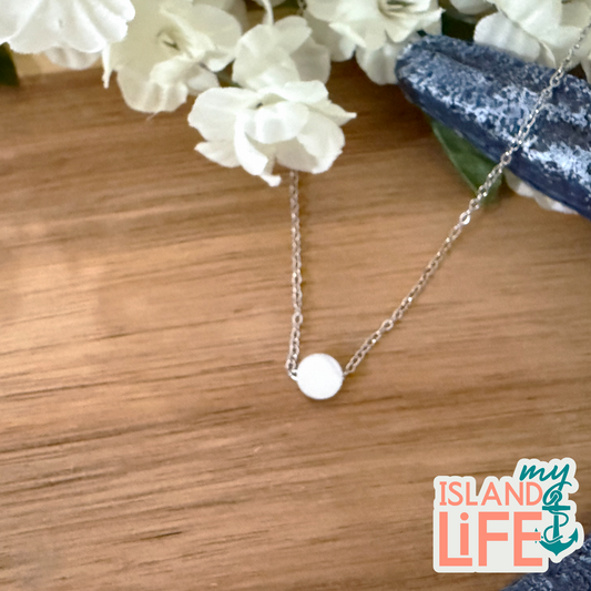 Mini Circle Necklace | Personalized Dainty Gift