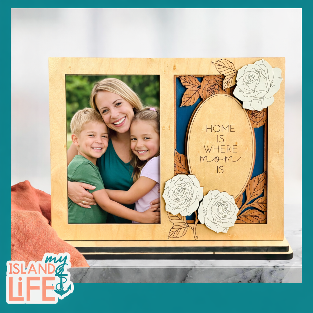 Floral Photo Keepsake Moment Frame