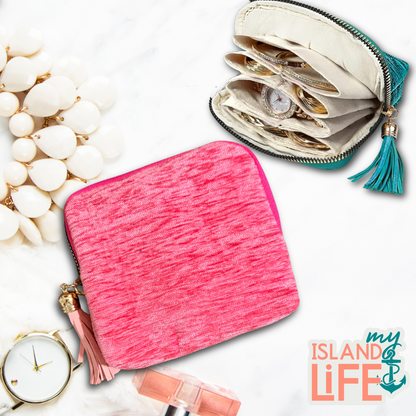 Travel Jewelry Organizer Bag - Personalized Engraved Gift