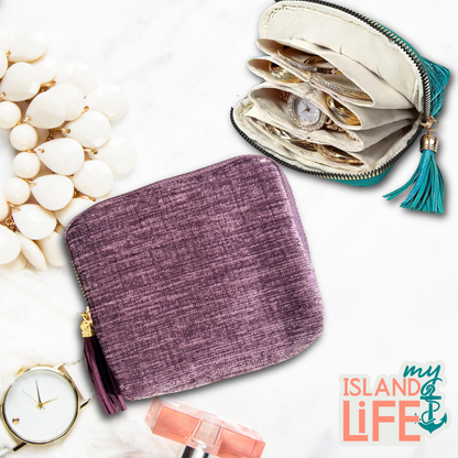 Travel Jewelry Organizer Bag - Personalized Engraved Gift