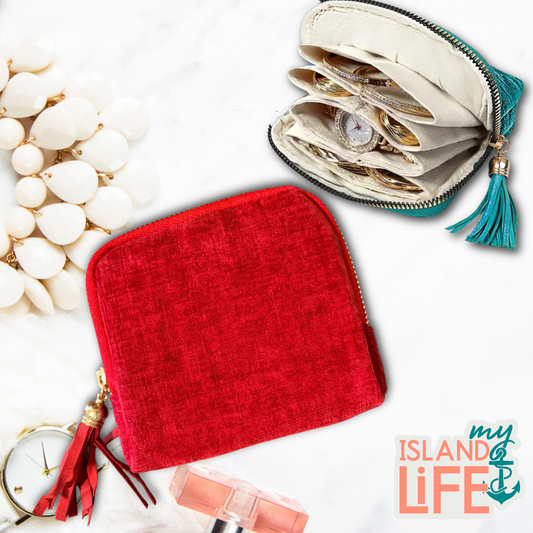 Travel Jewelry Organizer Bag - Personalized Engraved Gift