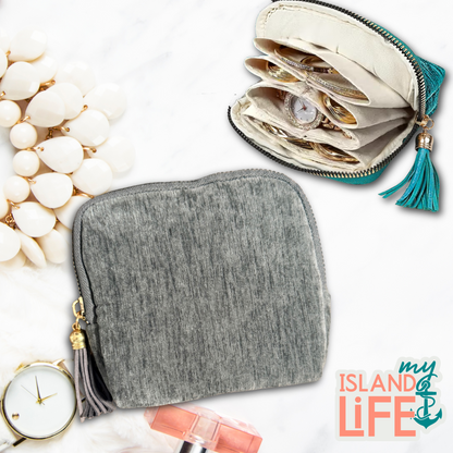 Travel Jewelry Organizer Bag - Personalized Engraved Gift