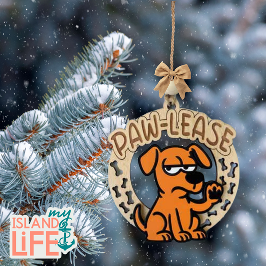 Paw-lease Ornament