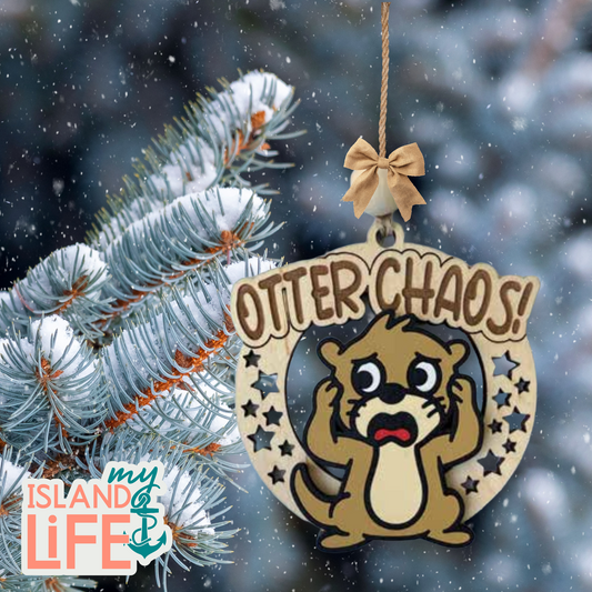 Otter Chaos Ornament