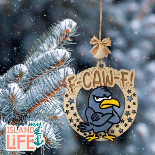 Reckless Raven Ornament