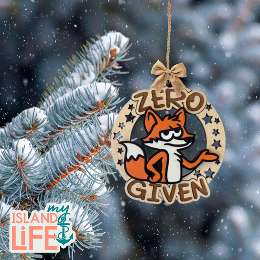 Zero Given Focks Ornament