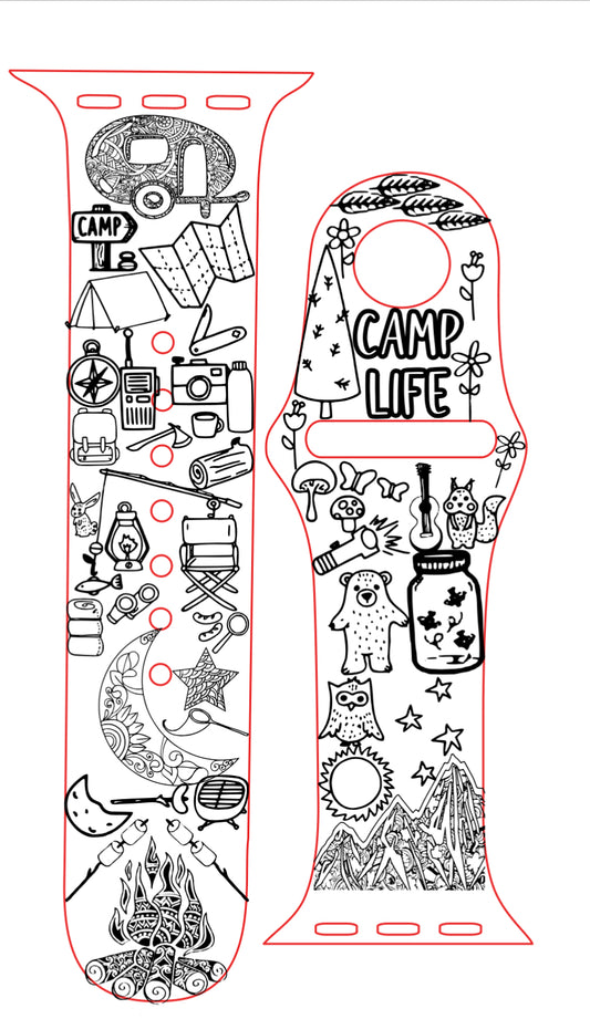 Camp Life Watch Band