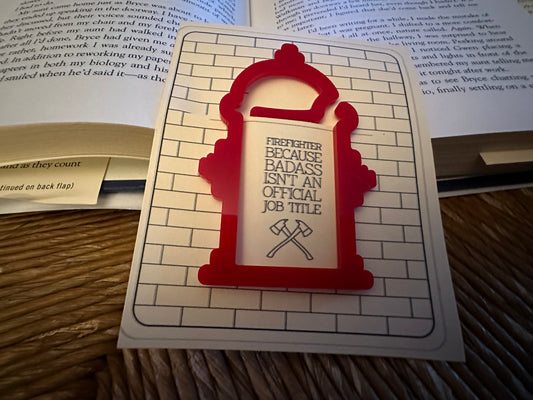 Fire Hydrant Bookmark