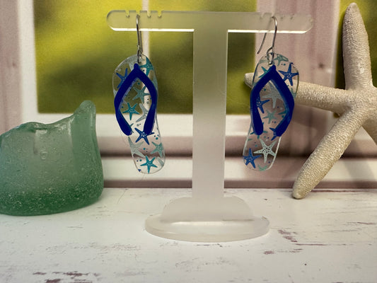 Starfish Flip Flop Earrings