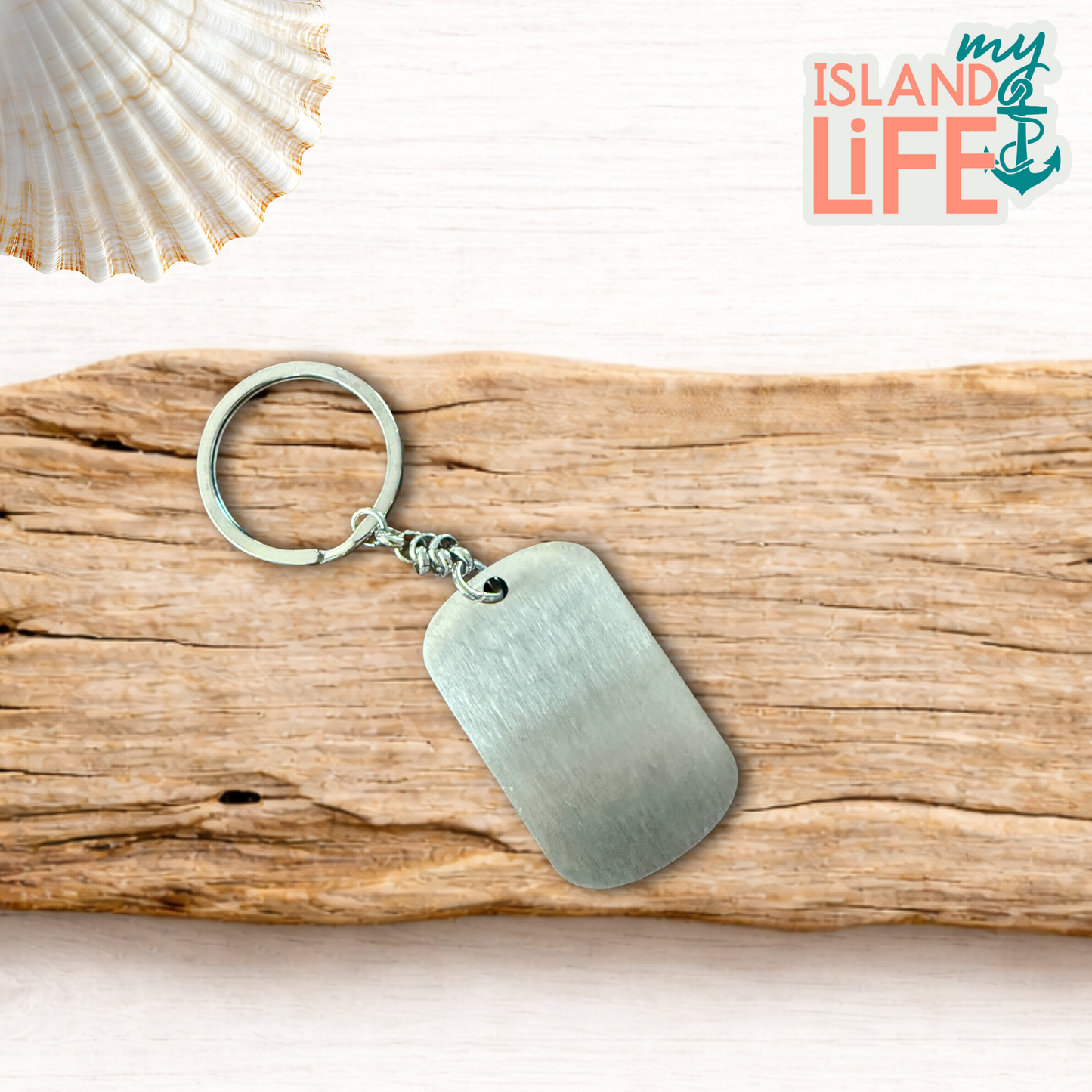 Rectangle Keychain – Personalized Laser Engraved Stainless Steel