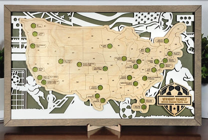 Soccer Stadium Journeys Map