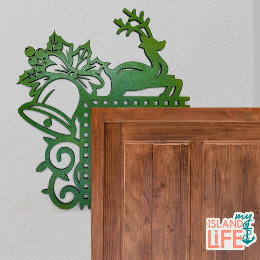 Reindeer and Bell Trim Corner