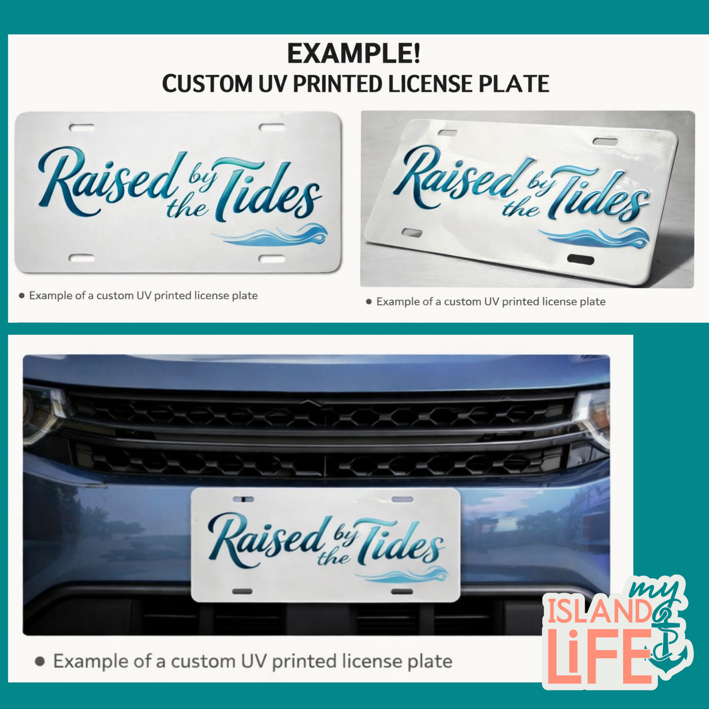 Custom UV Printed License Plate