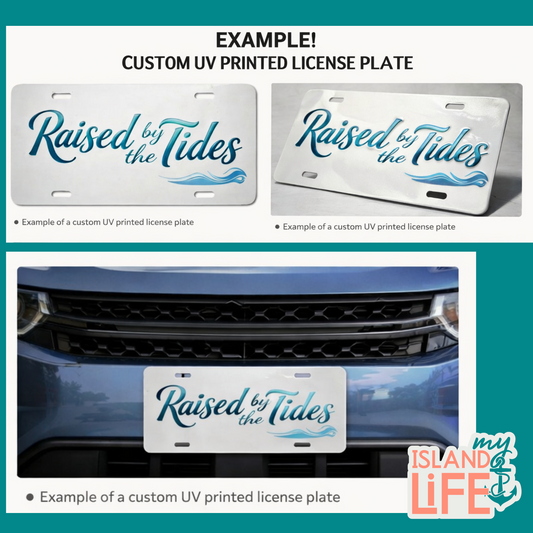 Custom UV Printed License Plate