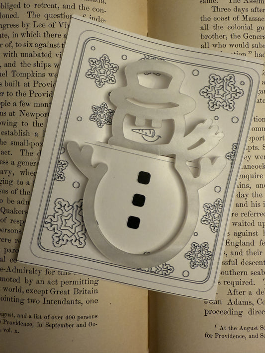 Snowman Bookmark