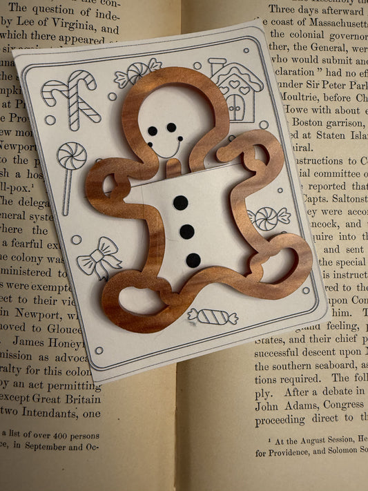 Gingerbread Boy Bookmark