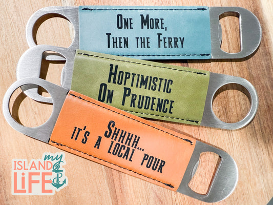 Prudence Island Engraved Bottle Opener
