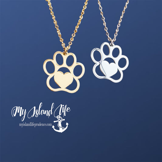 Paw Print Necklace