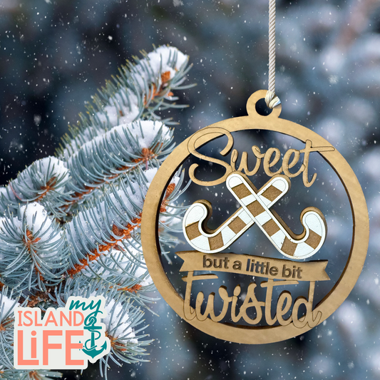 Sweet But A Little Twisted Ornament