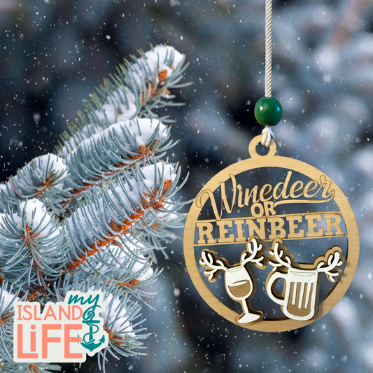 Winedeer or Reindeer Ornament