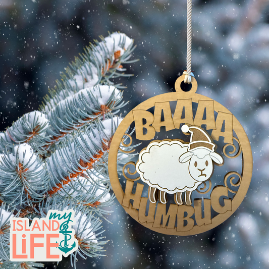 Baa Humbug Christmas Ornament