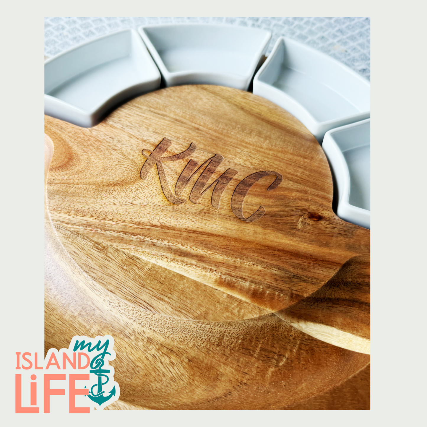 Charcuterie Cheese Board and Platter Set Personalized