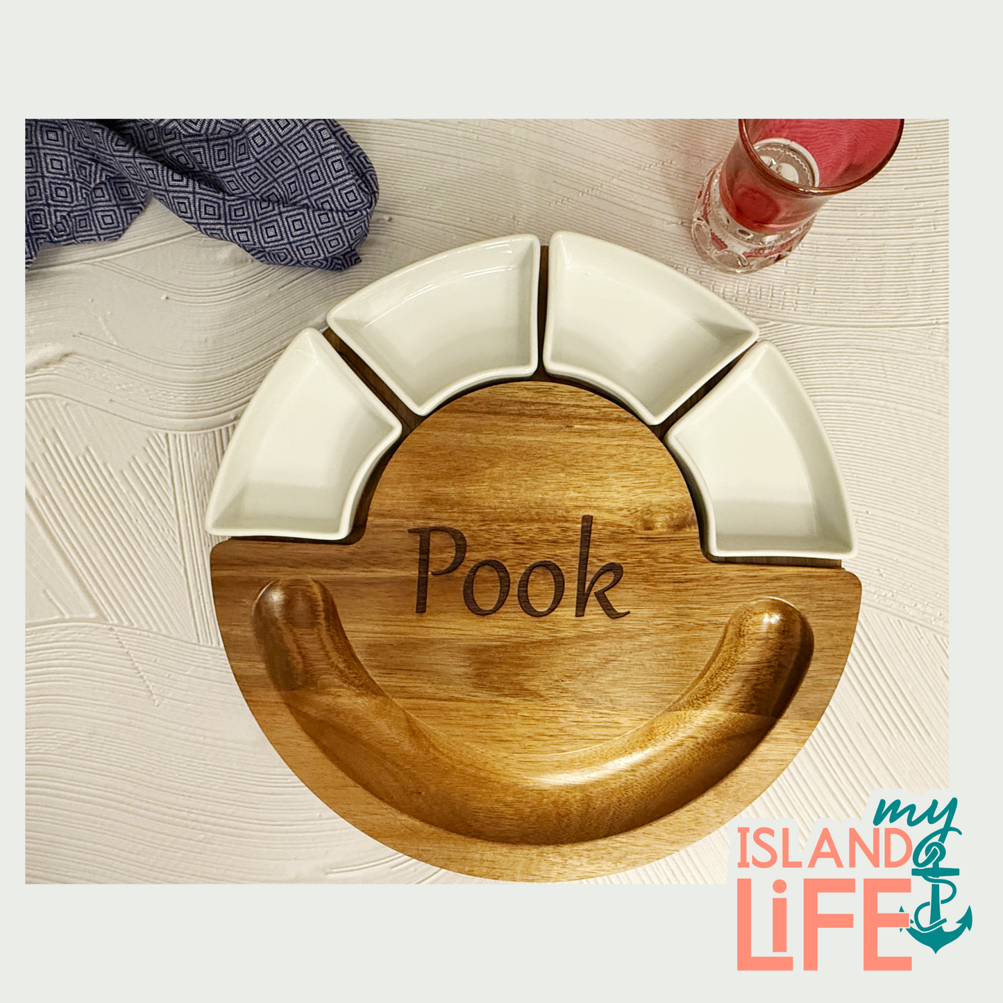 Charcuterie Cheese Board and Platter Set Personalized