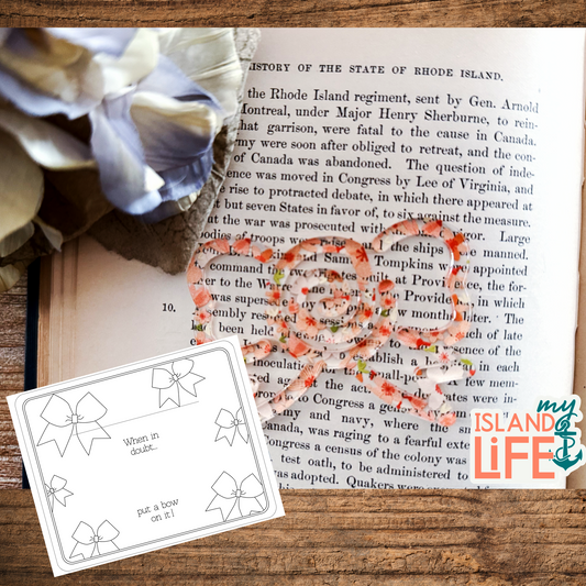 Bow Bookmark