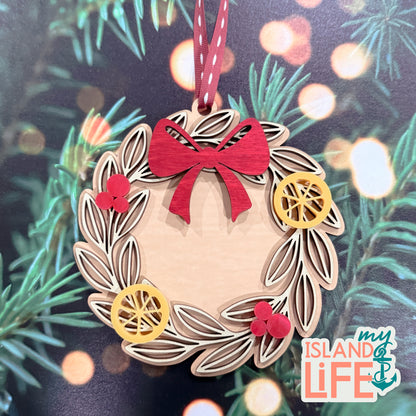 Winter Orchard Wreath Ornament