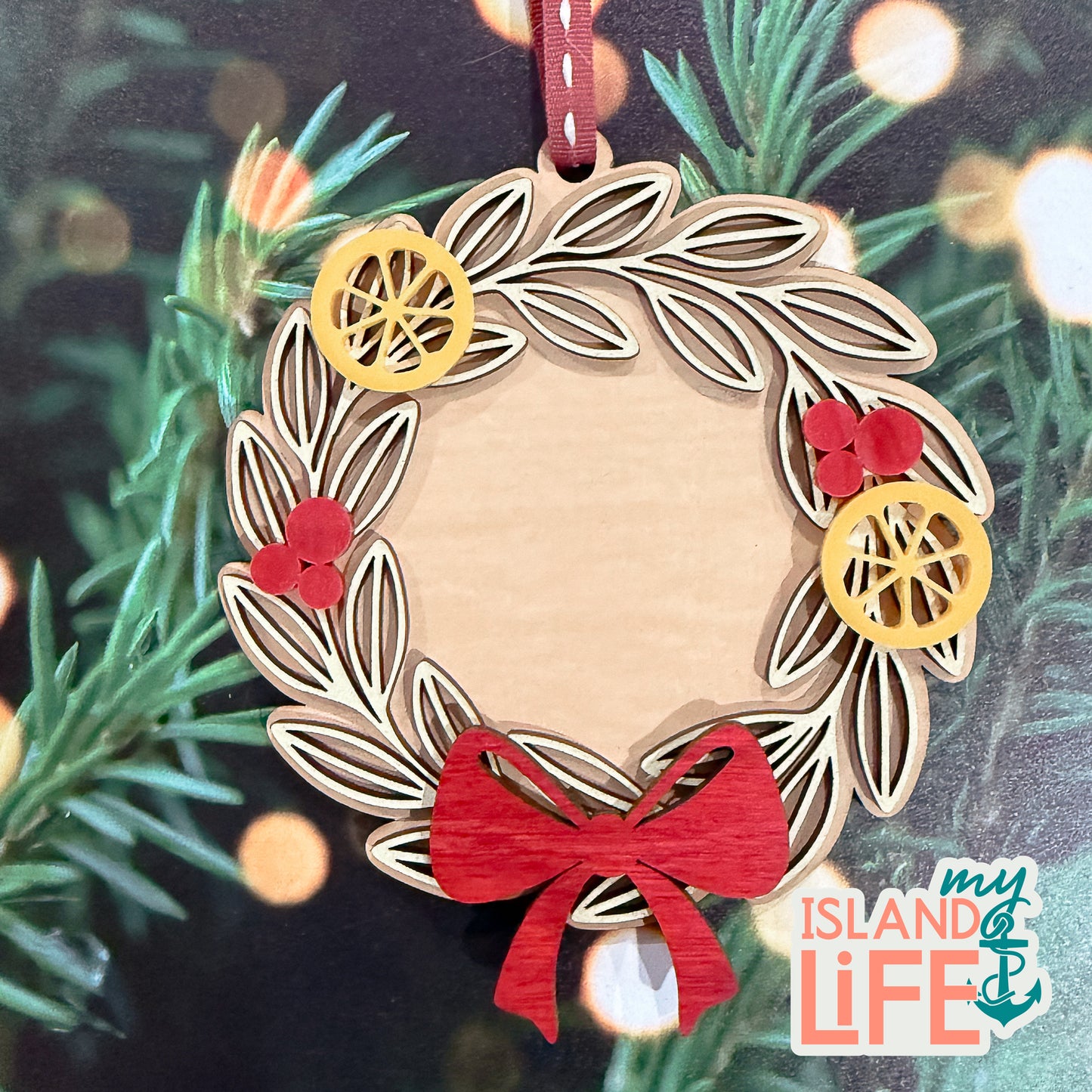 Winter Orchard Wreath Ornament