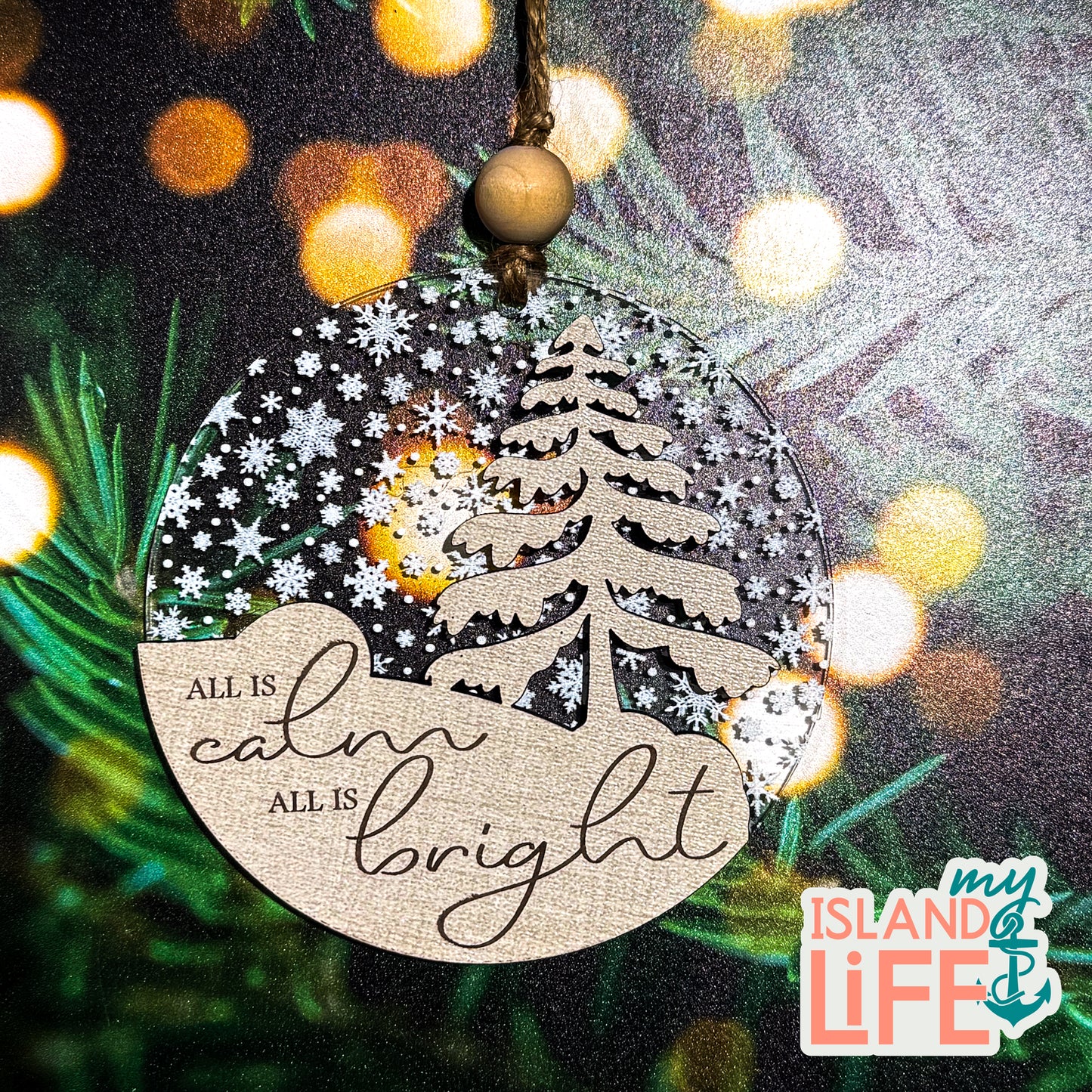 Calm & Beautiful Christmas Ornament