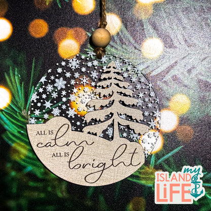 Calm & Beautiful Christmas Ornament