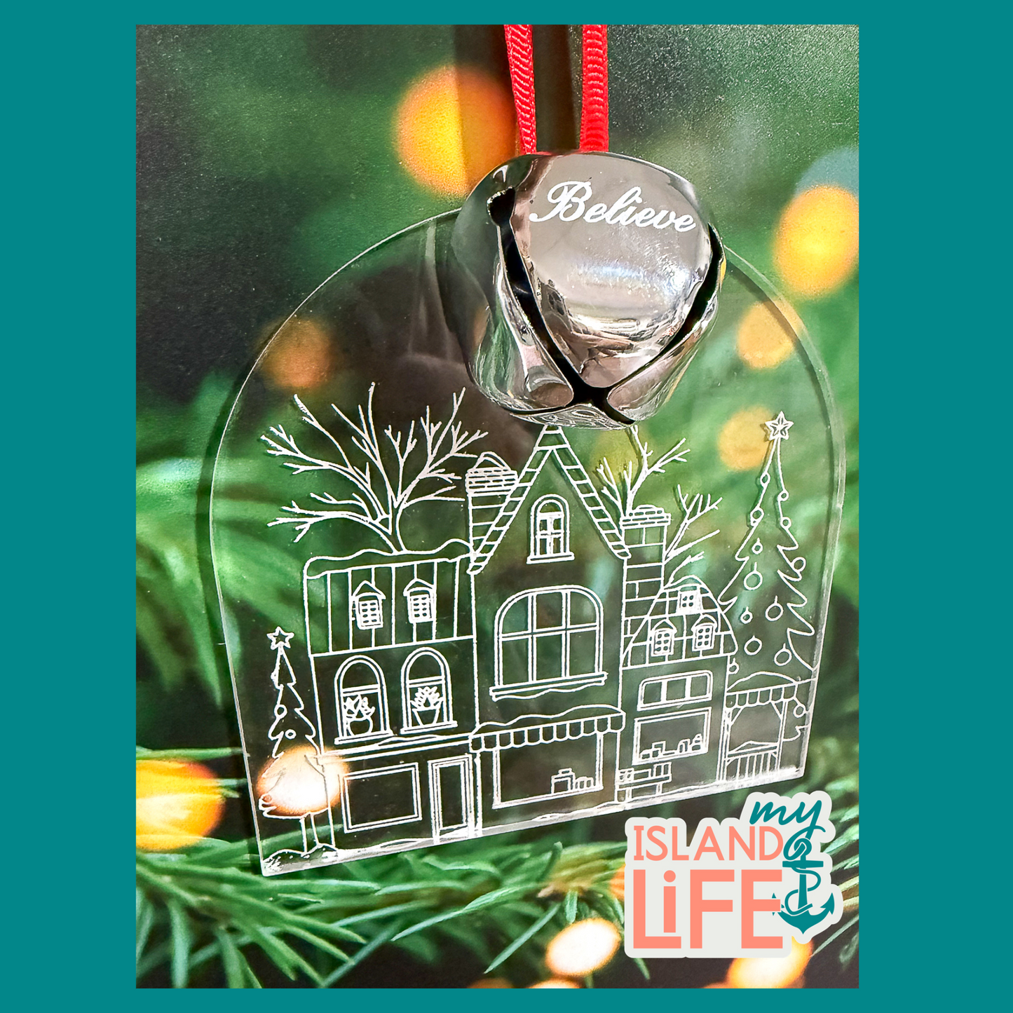 Winter Village Bell Ornament