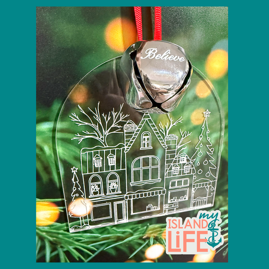 Winter Village Bell Ornament