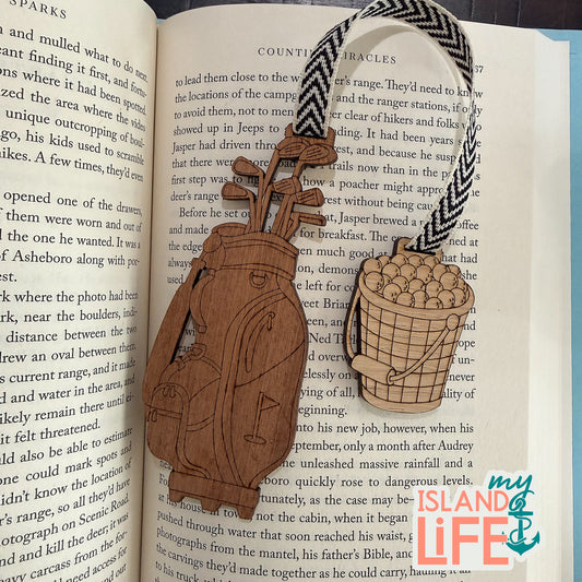 BRB… Reading Bookmark | Golf – "Tee Time"