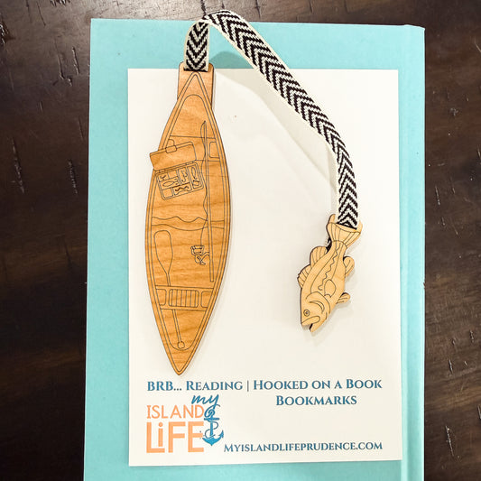 BRB… Reading Bookmark | Fish – "Hooked on a Book”