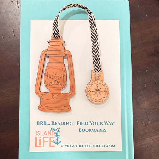 BRB… Reading Bookmark | Compass – "Find Your Way"
