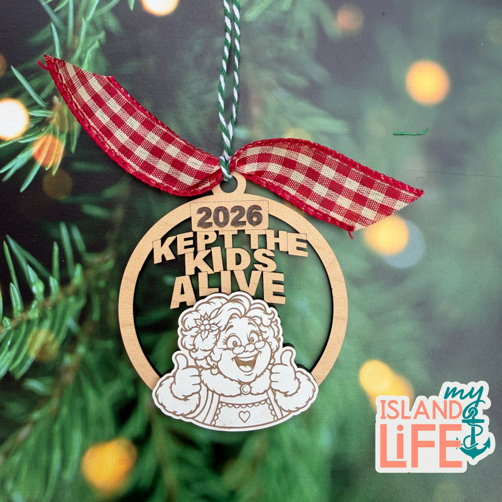 2026 Kept the Kids Alive – Funny Christmas Ornament