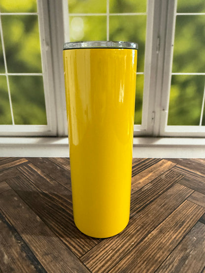 20oz Skinny Tumbler - Premium Insulated with Free 1-Side Engraving