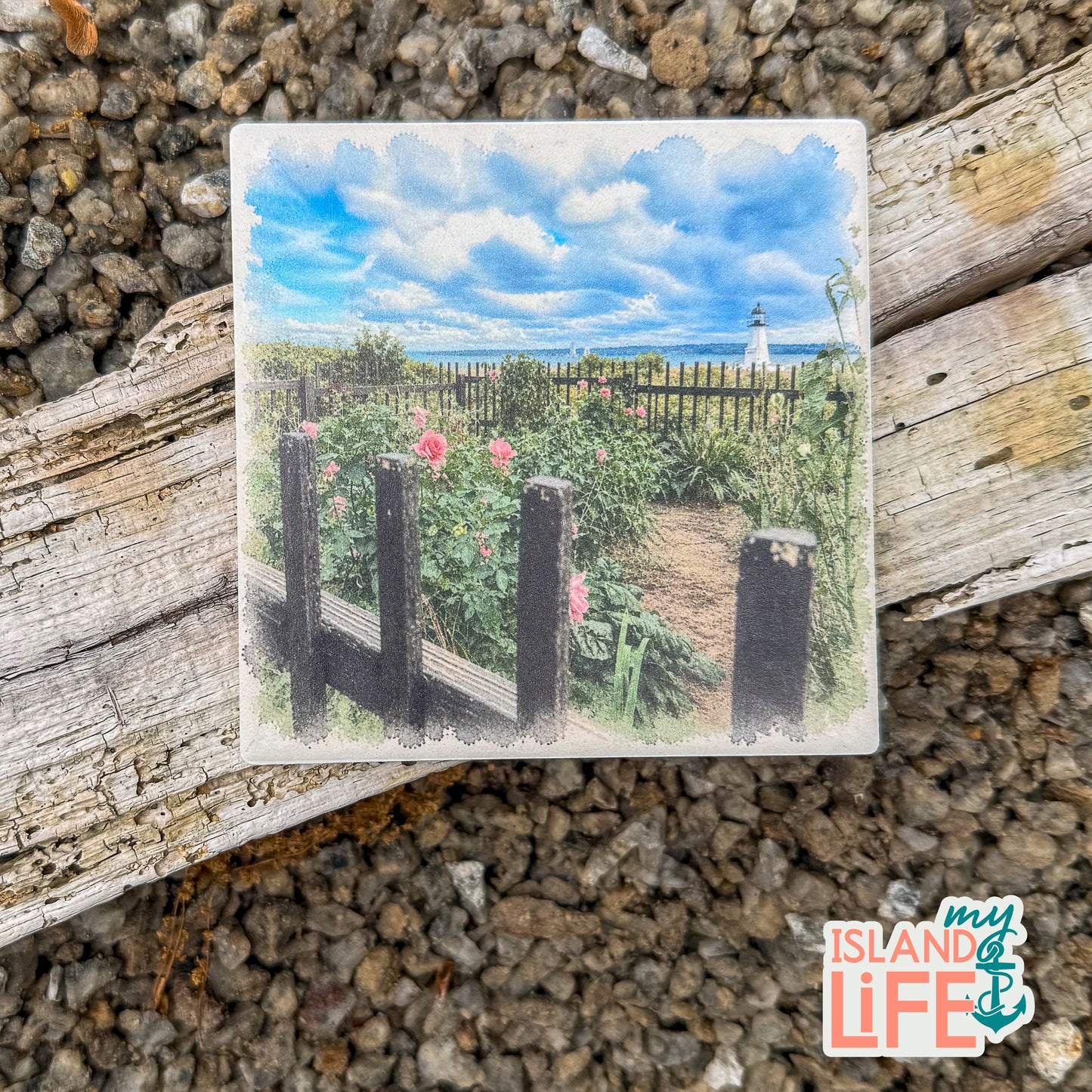 Capturing Rhode Island in Watercolor | Ceramic Coaster Set