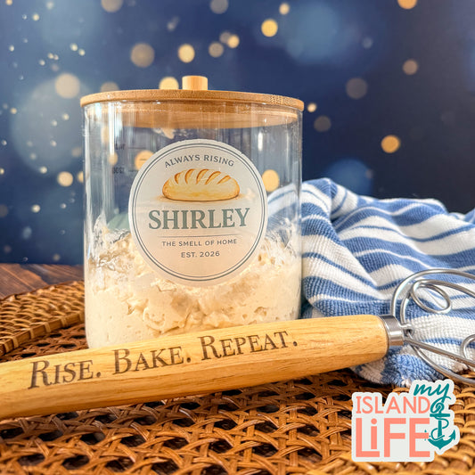 Personalized Sourdough Starter Jar Label - UV DTF