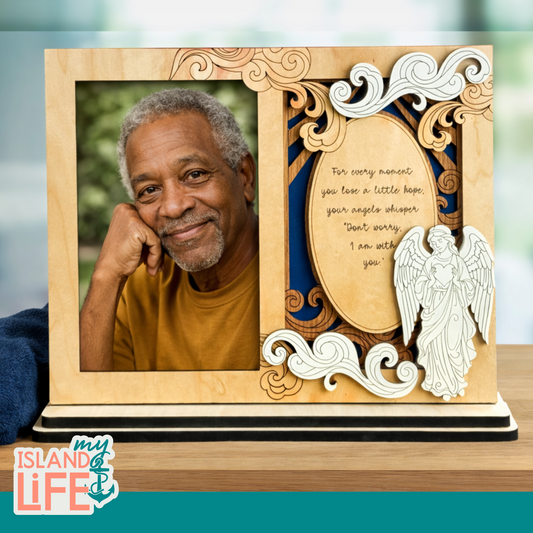 Angel Memorial Photo Keepsake Frame