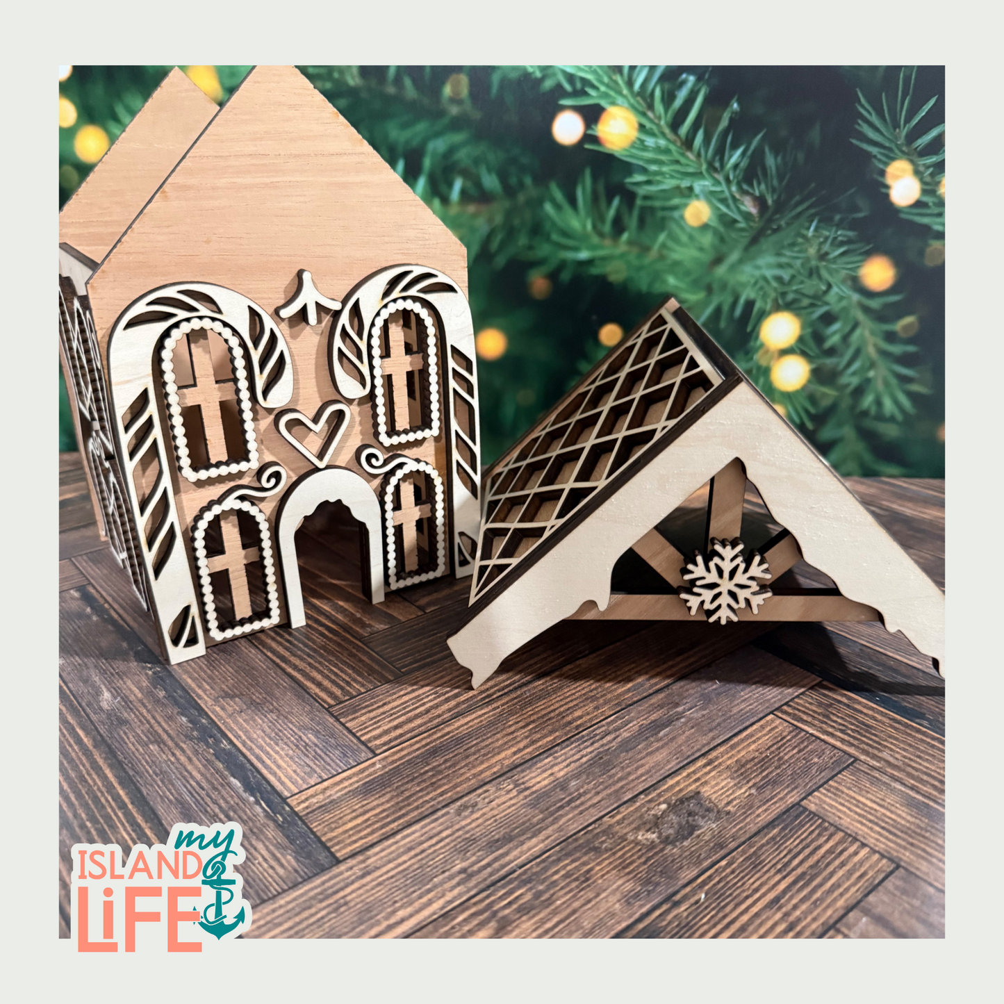 Rustic Gingerbread House