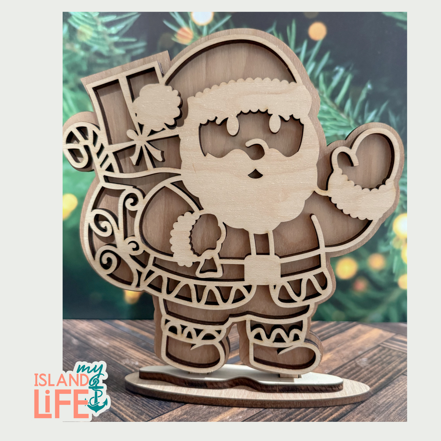 Rustic Gingerbread Santa
