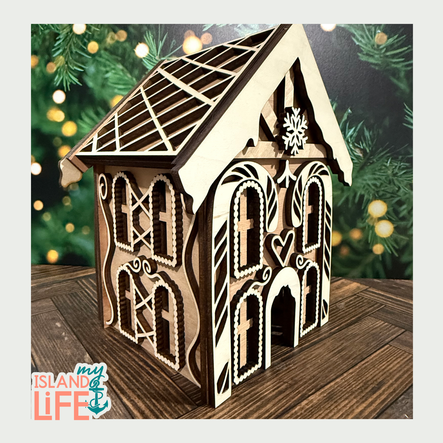 Rustic Gingerbread House